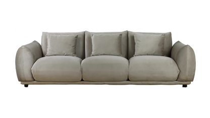 Palatial Velvet Fabric Sofa