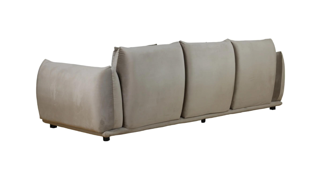 Palatial Velvet Fabric Sofa