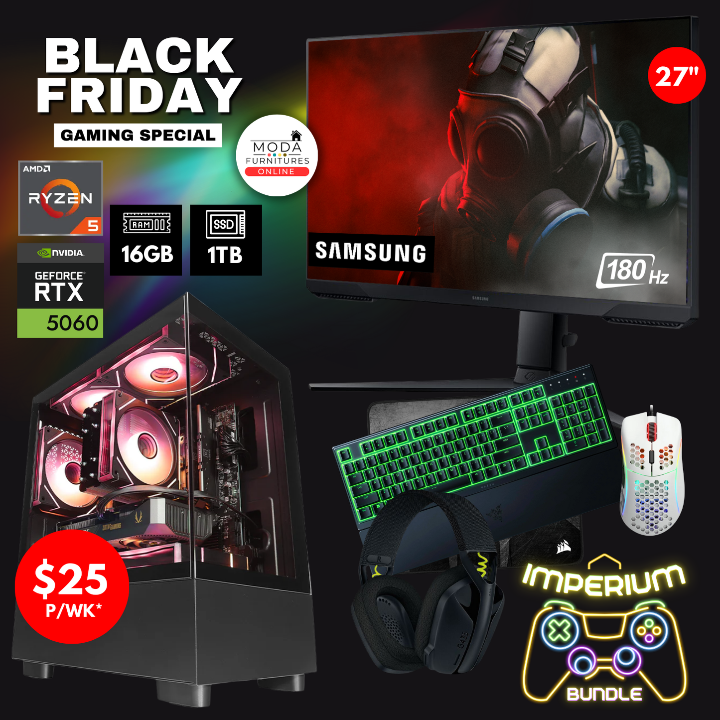 🔥 IMPERIUM GAMING BUNDLE — DOMINATE EVERY BATTLE ⚔️🖥️