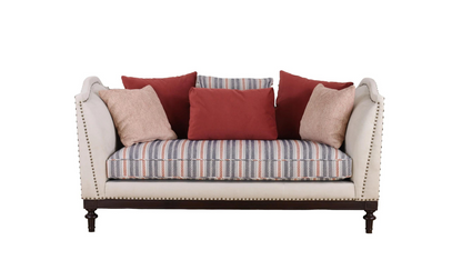 Sable Fabric Stripe Sofa