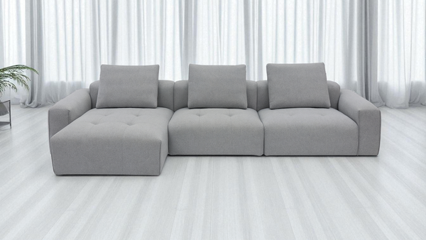 Bosa Lux Sectional Sofa with Adjustable Chaise