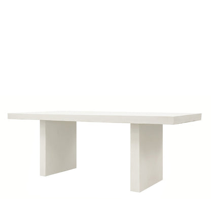 Palma Outdoor Concrete Table White- 200cm
