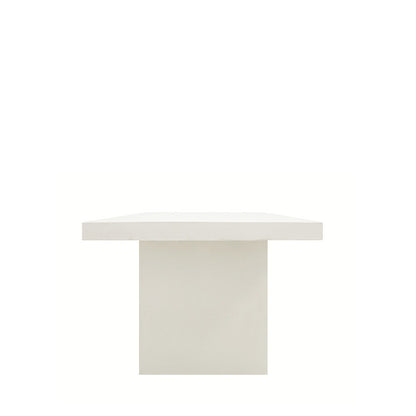 Palma Outdoor Concrete Table White- 200cm