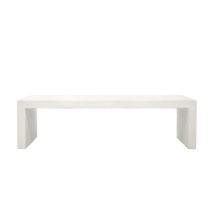 Palma Long Bench White- 160cm