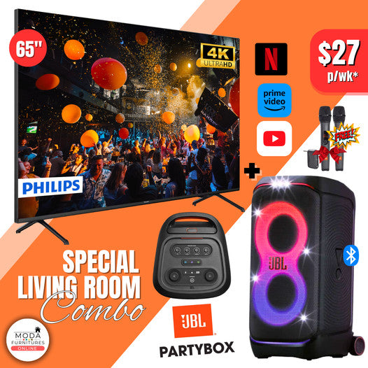 LG 65" TV & Partybox Special