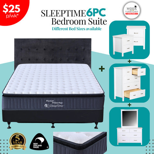 Sleeptime Bedroom Suite Queen Size