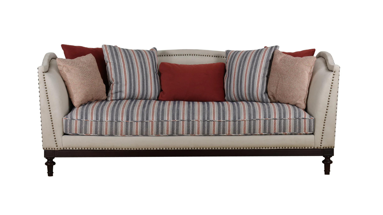 Sable Fabric Stripe Sofa