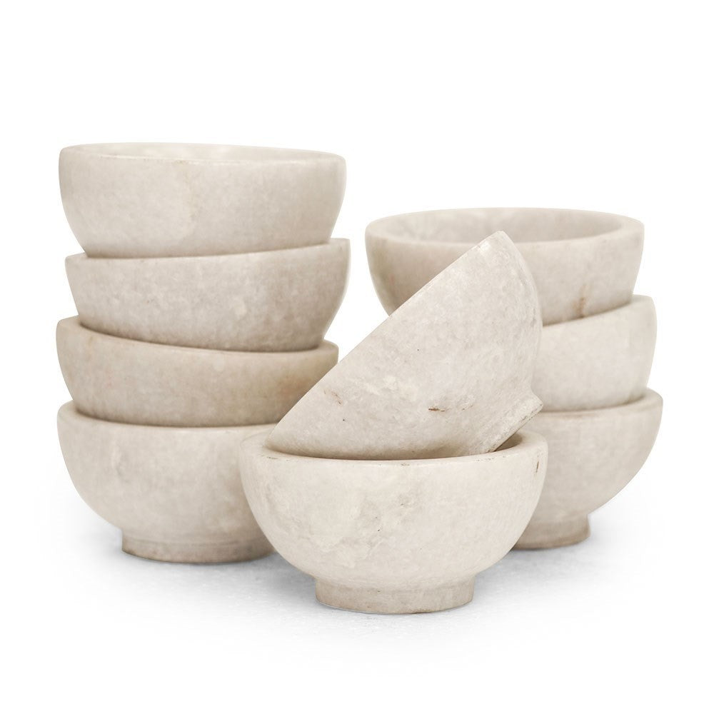Marble Pinch Bowl Small - 8 Pack