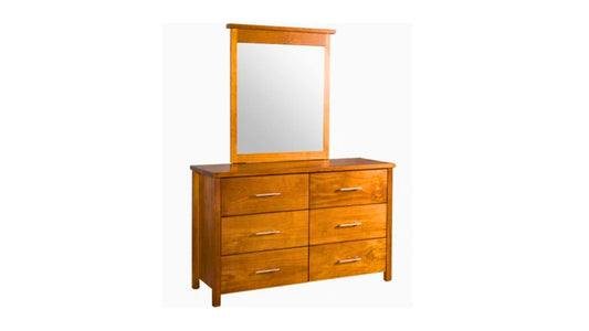 Nordic Dresser Mirror (Warm Honey)
