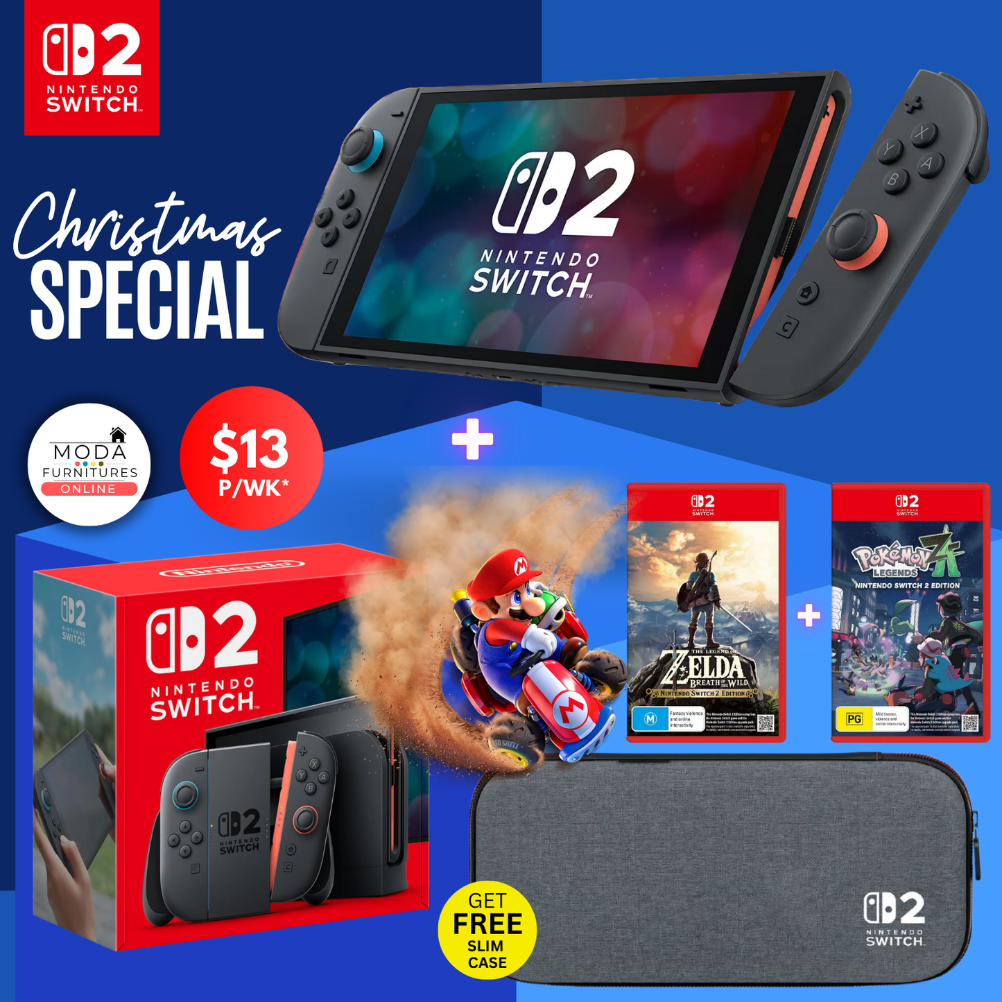 🎄🎮 XMAS PlayJoy Nintendo Bundle 🎮🎄