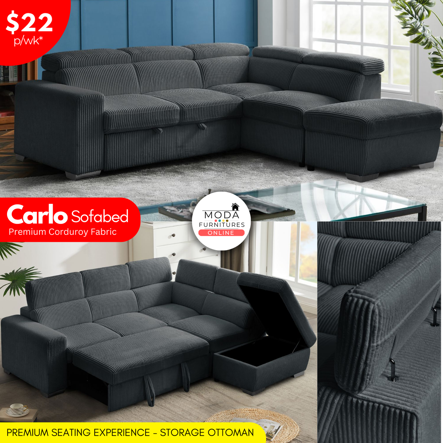 Carlo Sofa Bed Special