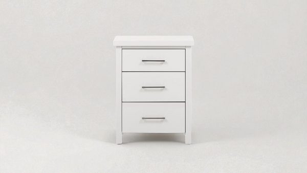 Arctic Bedside 3 Drawer