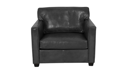 Maddison Square Front Armchair - Belon Black