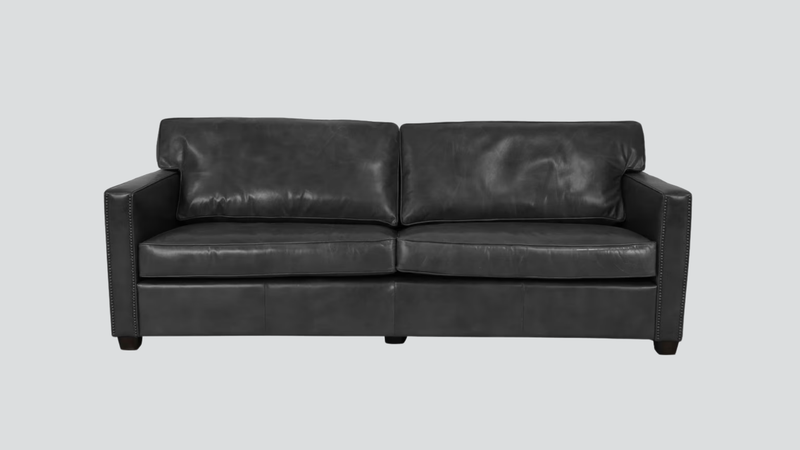 Madison Square Front 3 Seater - Belon Black
