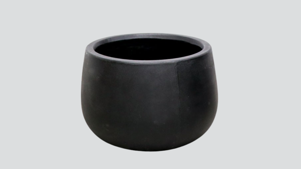 Ahuriri Black Planter - Large