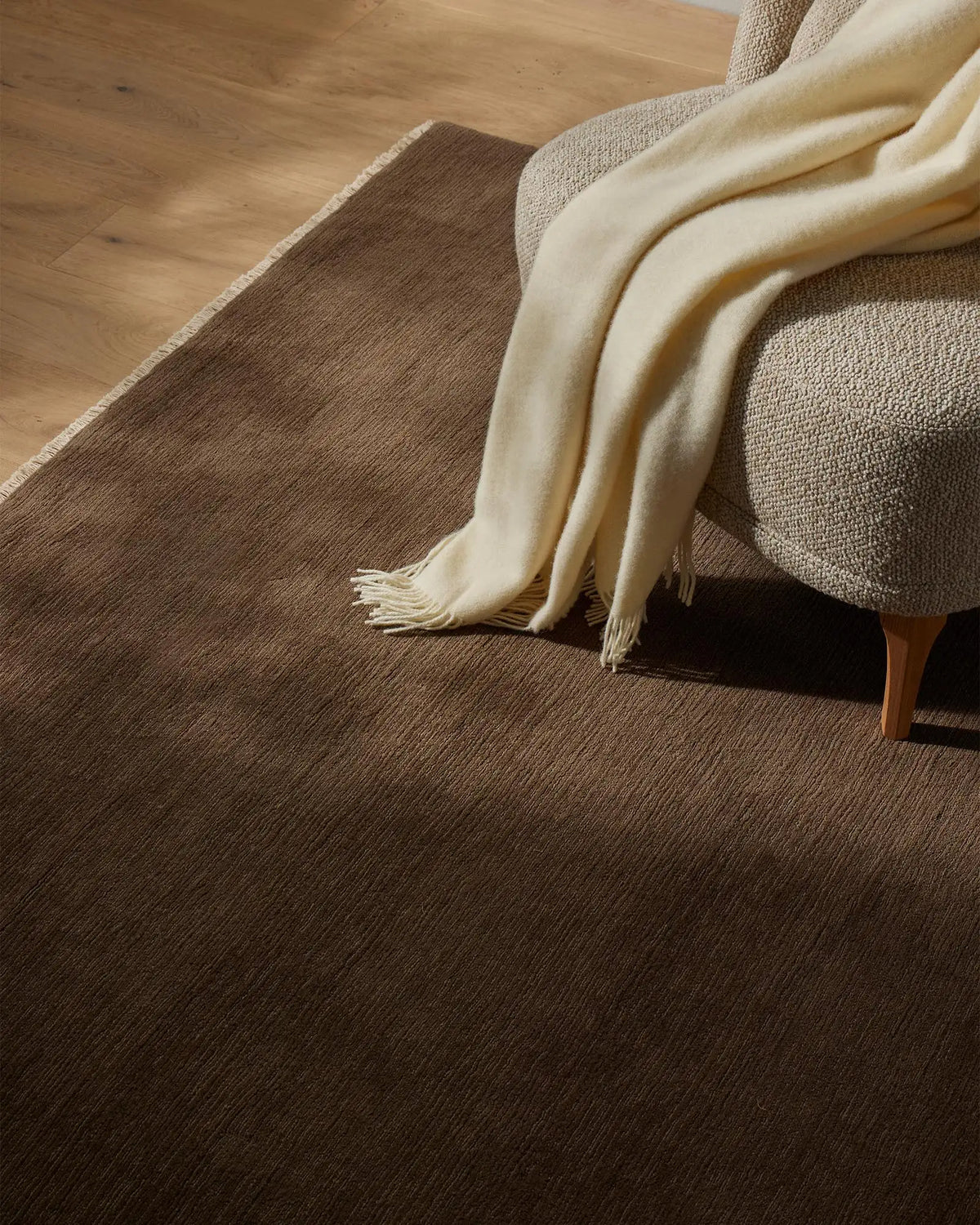 Size the rug to the room