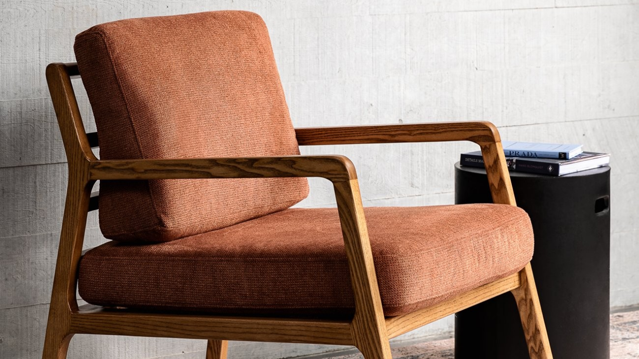 Baker Fabric Armchair - Bronze