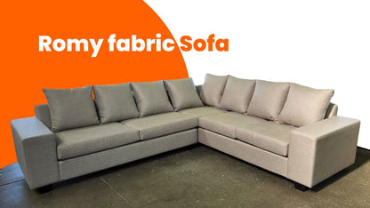 Romy Fabric Corner Sofa (NZ Made)
