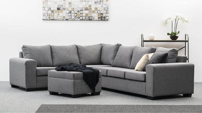 Wren Fabric Sofa with Ottoman (NZ Made)