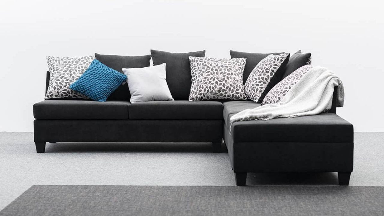 Leiston Fabric Sofa with Ottoman (NZ Made)