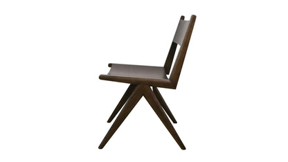 CORTEZ DINING CHAIR WITH REMOVABLE CUSHIONS - BROWN