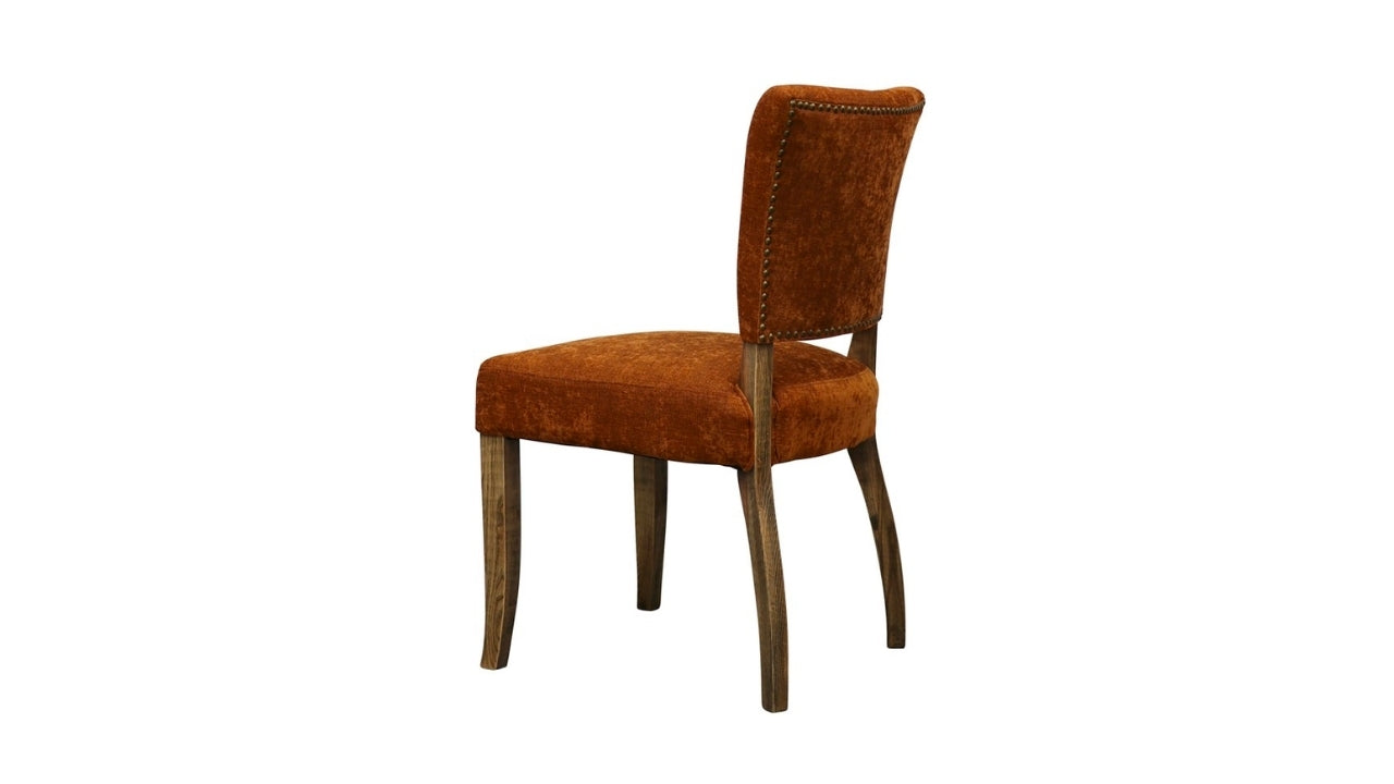 CRANE FABRIC DINING CHAIR - COPPER