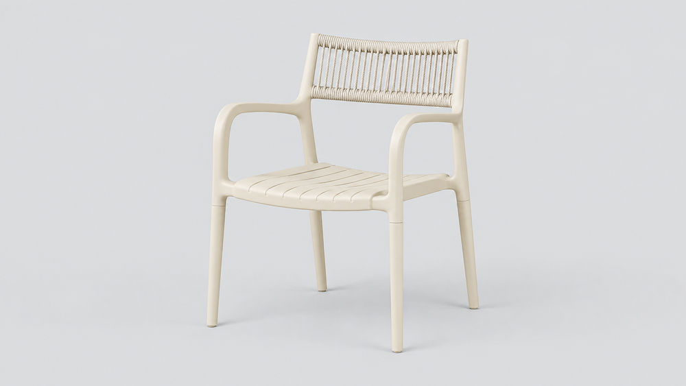 Oleo Outdoor Chair - Cream