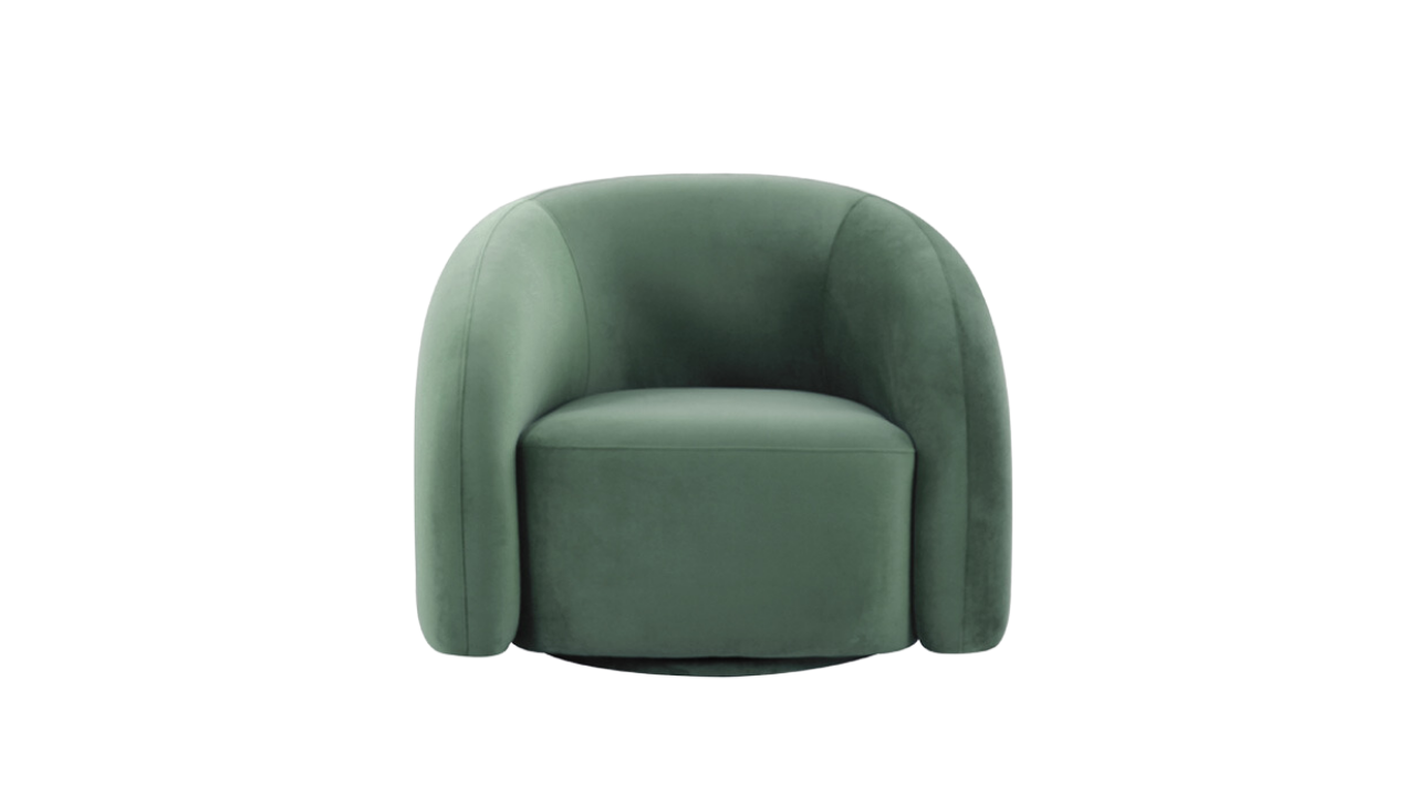 Chicago Armchair (Sage Velvet)