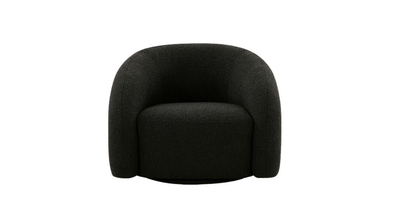 Chicago Armchair (Black Boucle)