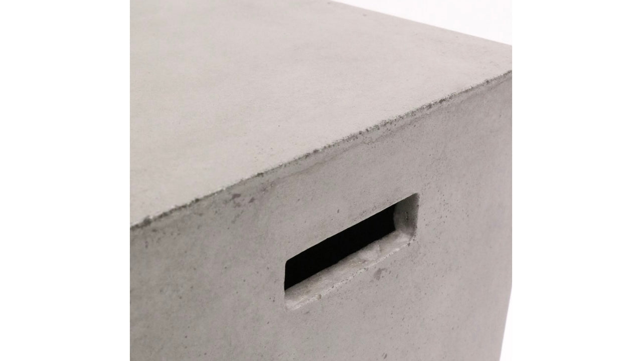 Concrete Rectangle Side Table / Stool - 46cm