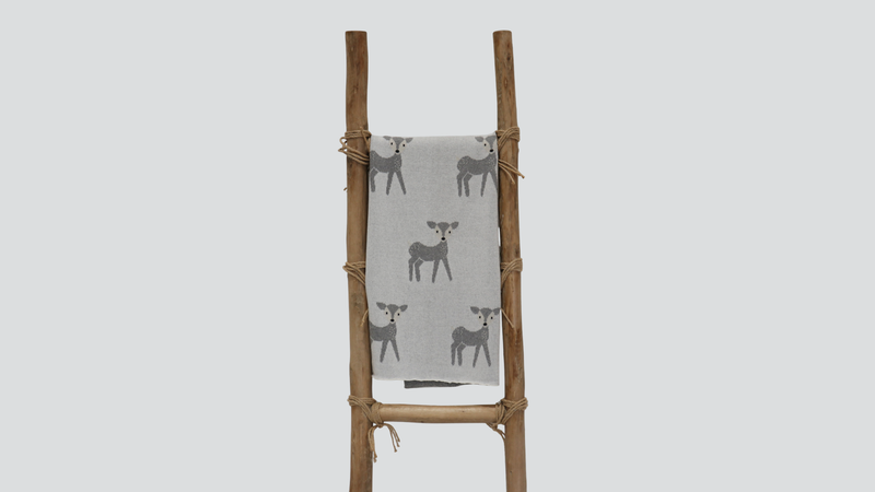 Cotton Bambi Throw 80x100cm