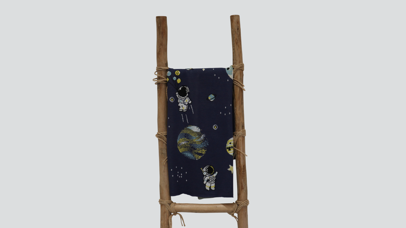 Cotton Spaceman Throw 80x100cm