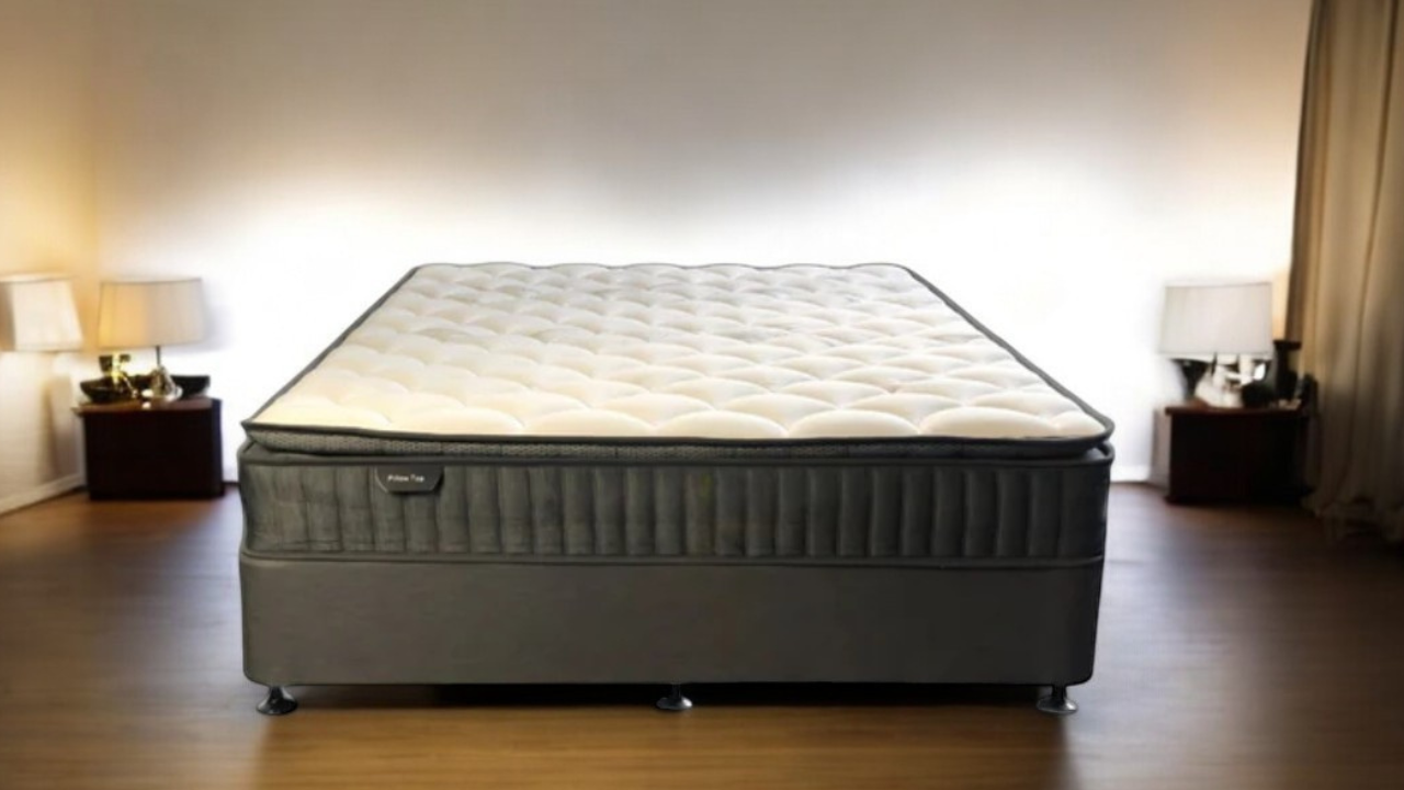 DG Pocket Pillow Top Mattress with Base