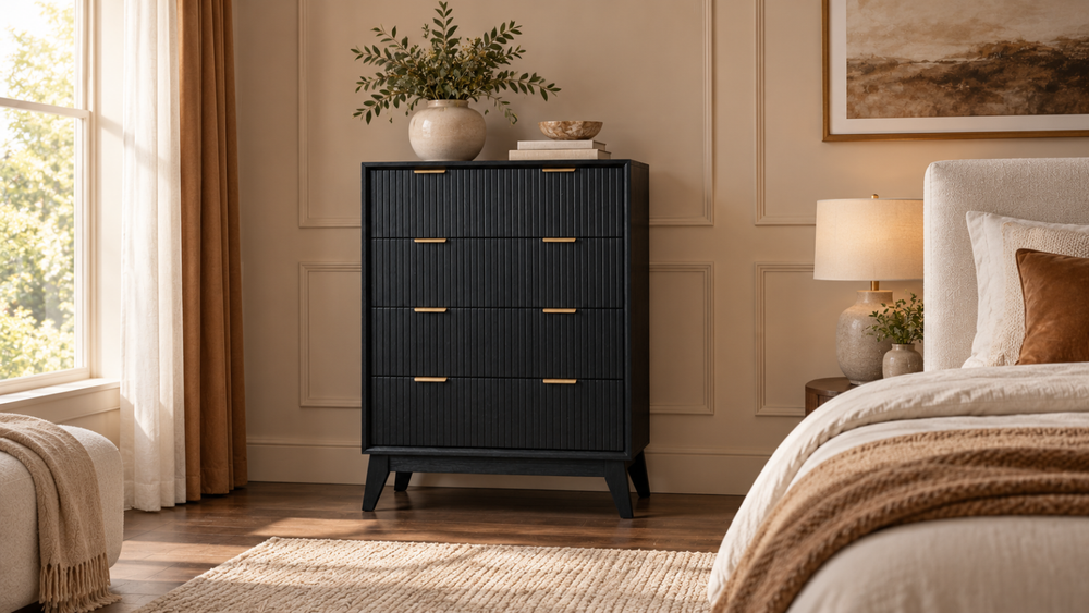 Ella 4 Drawer Tallboy