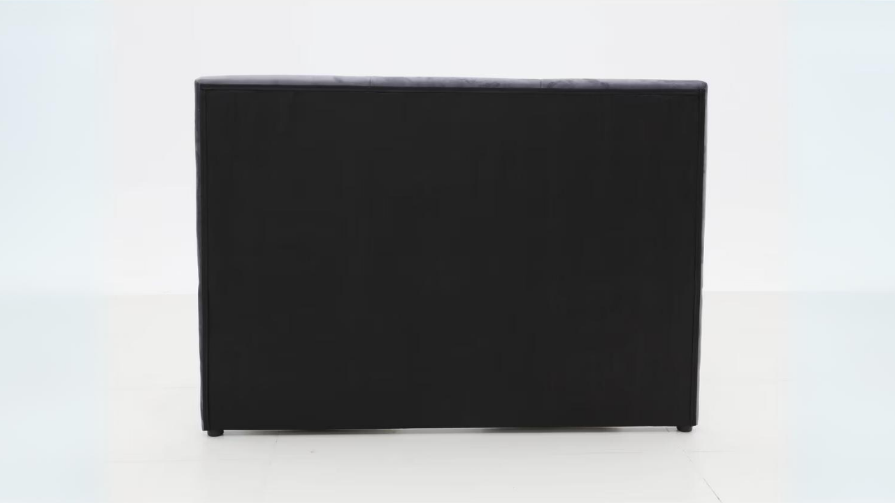 Metro Diamond Stitch Headboard (Velvet Charcoal)