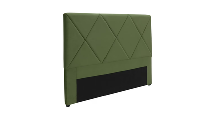 Metro Diamond Stitch Headboard (Velvet Olive)