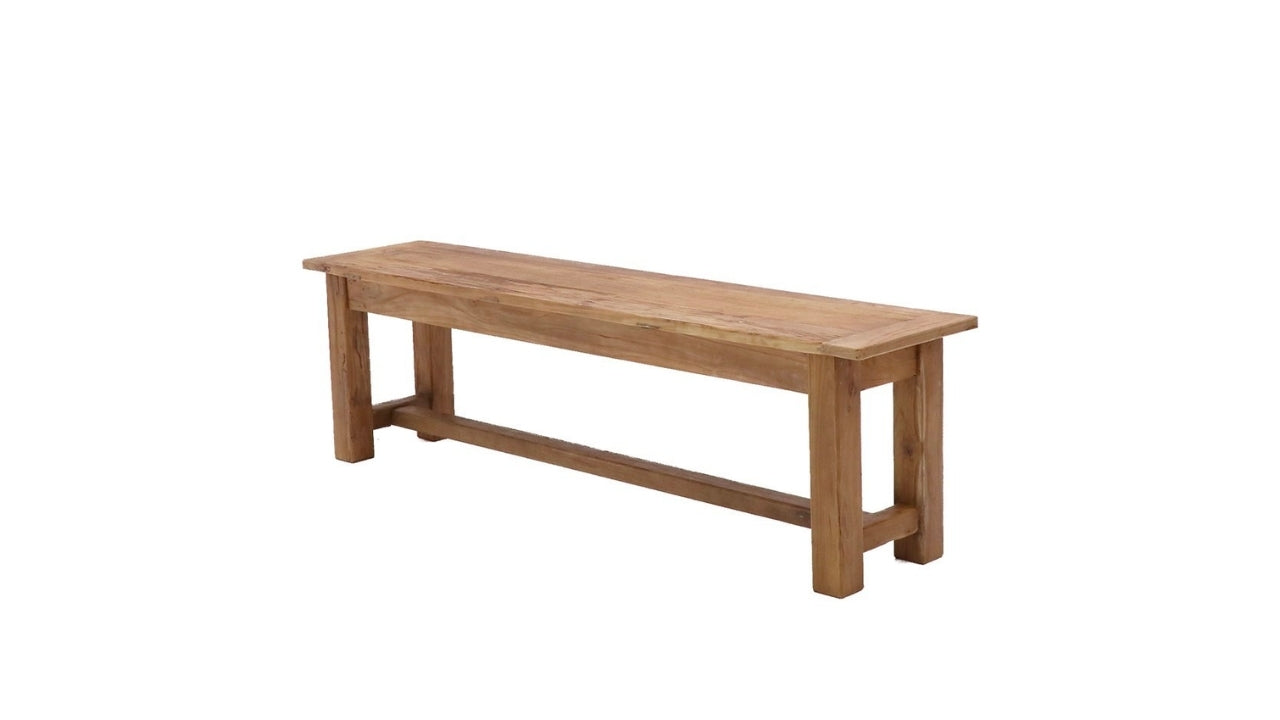 Farmhouse Elm Bench - 110cm