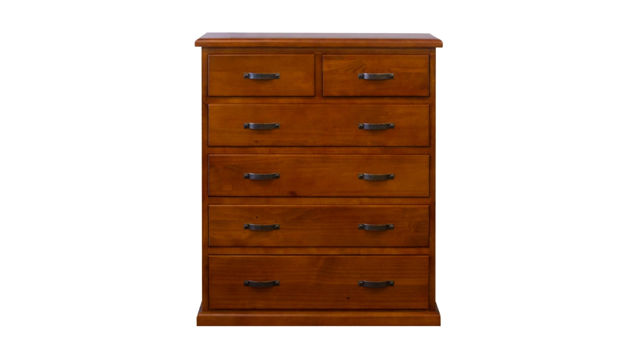 Duetto Tallboy (6 Drawers)