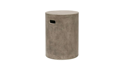 Grey Concrete Pipe Side Table / Stool