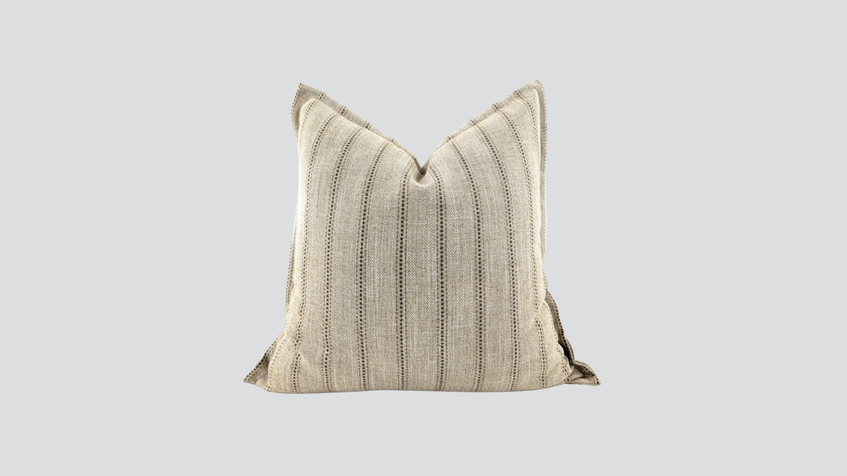Cushion cover - int eartstriped natural