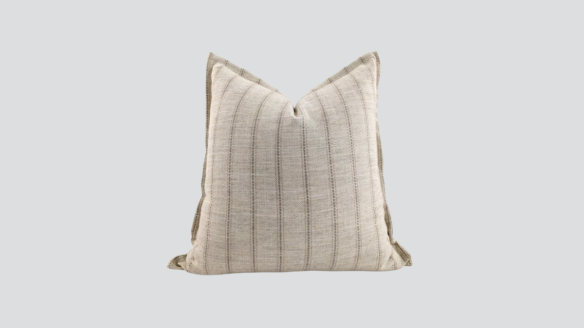 Cushion cover - int eartstriped natural