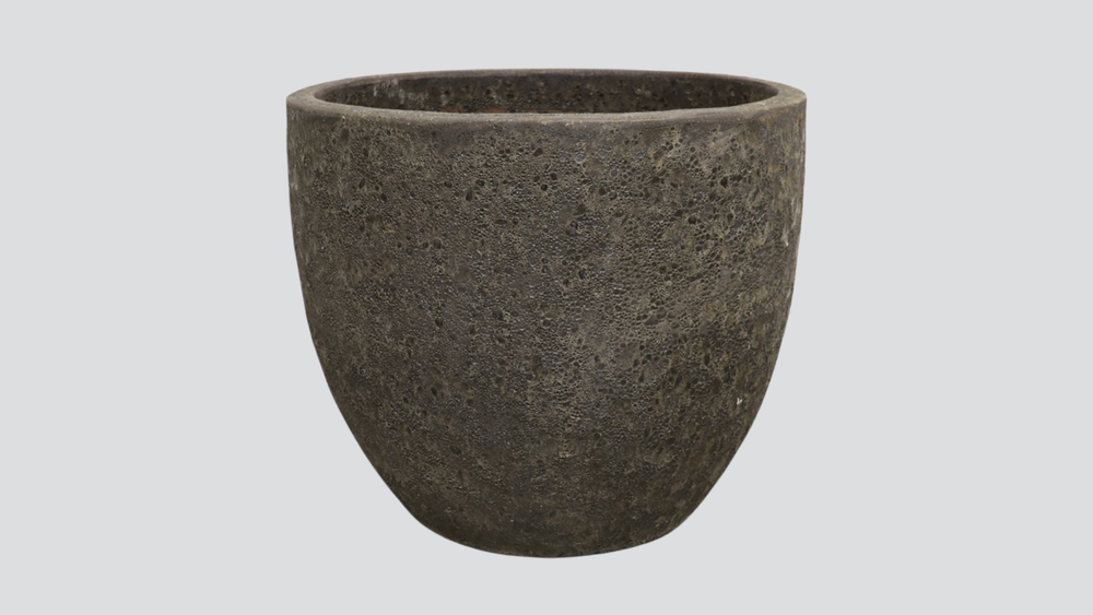 Lava Egg Pot - Extra Large - Black