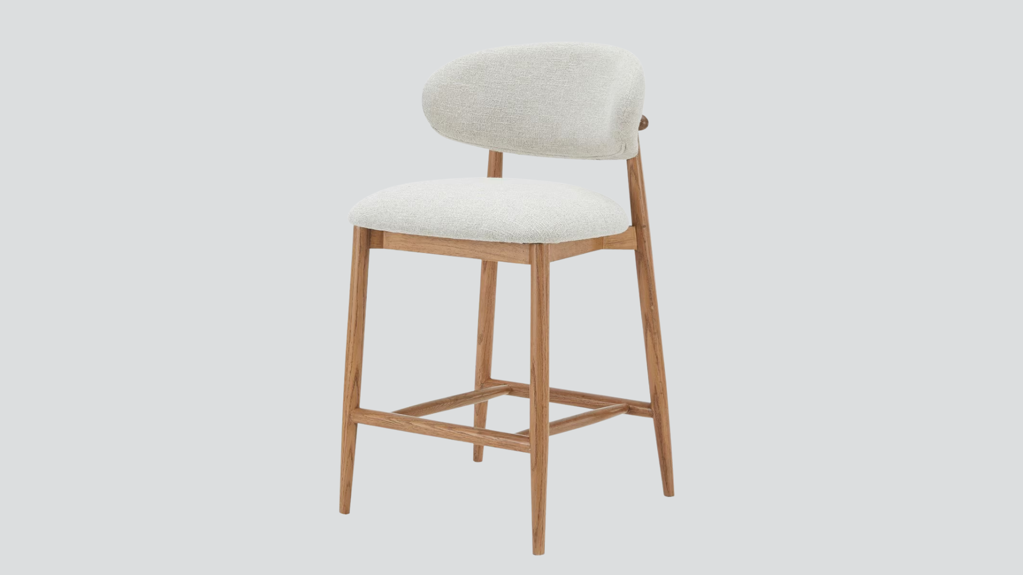 Oscar Counter Stool - Barstool Rubberwood Frame | MODA Furnitures NZ