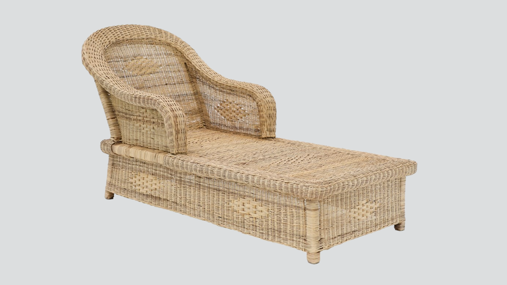 Malawi Cane Lounger - Natural
