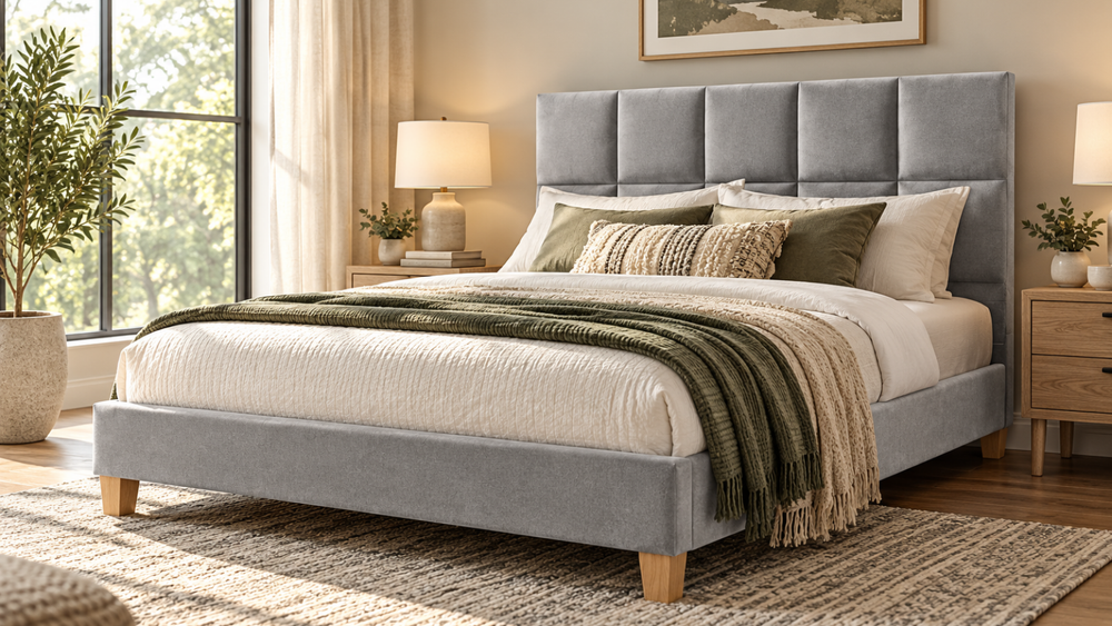 Marley Bed Frame – Mist