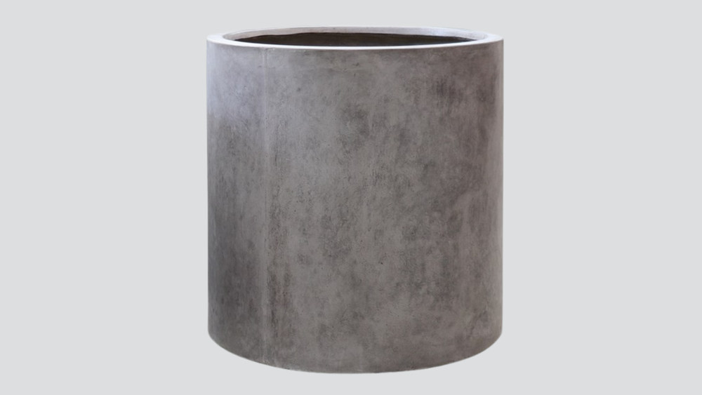 Mikonui Cylinder Planter Large - Cement