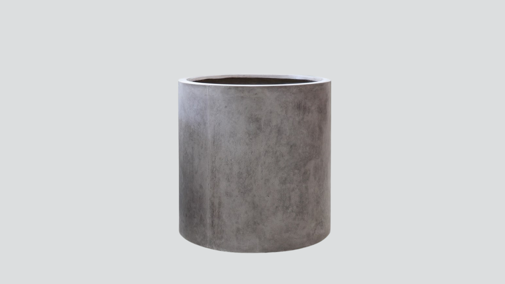 Mikonui Cylinder Planter Small  - Cement