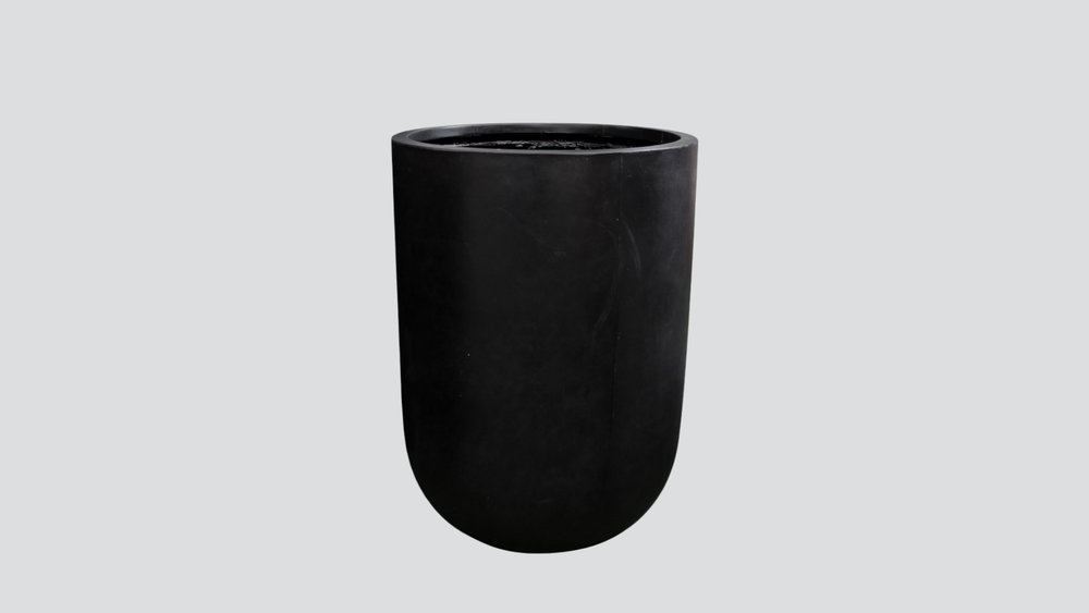 Oreti Black Planter - Medium