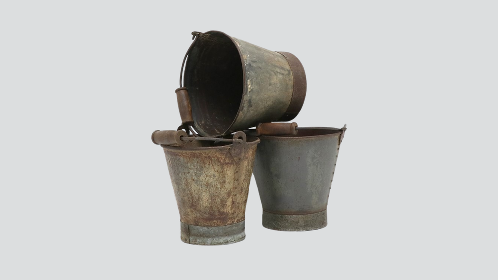 Original Bucket Wood Handle - Large