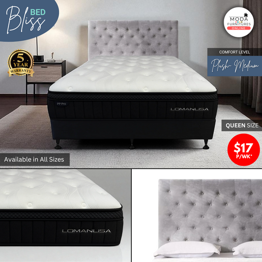 💎 PRO QUEEN BED – Premium Comfort, Advanced Support